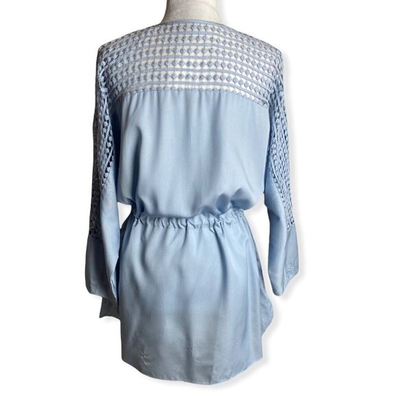 Marc New York Light Blue Full Zip Cinched Utility Jacket Womens Sz M - Picture 11 of 11